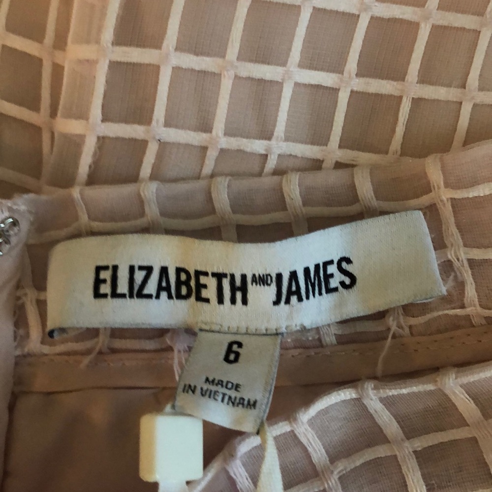 NWT Elizabeth and James Blush Pink Full Skirt SZ 6 - Picture 10 of 14